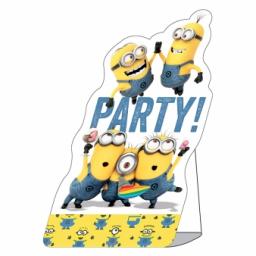 Minions Invites & Envelopes 15cm 8 set