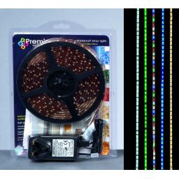 5M Weatherproof Strip Light 300 Blue Leds