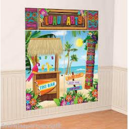 Luau Party Scene Setter Giant 5 Piece Set