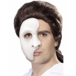 PHANTOM OF THE OPERA MASK 1/2 FACE PLAST