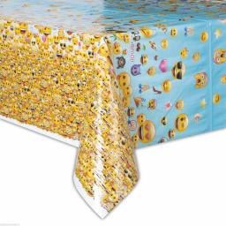 Emoji Plastic Tablecover 54x84 inch
