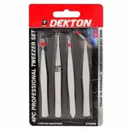 Decton 4pc Proffesional Tweezer Set