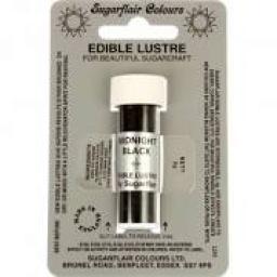 Sugarflair Edible Lustre Midnight Black 2g