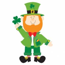 St.Patrick s Leprechaun Jointed Cutout 89cm