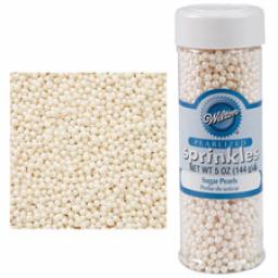 Wilton White Sugar Pearls 5oz