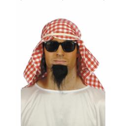ARAB KIT HEADDRESS BEARD GLASSES DPK