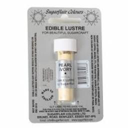 Sugarflair Edible Lustre Pearl Ivory 2g