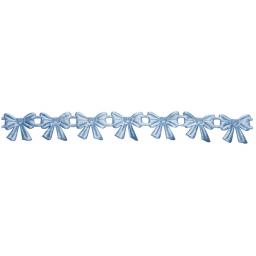 Satin Bow Ribbon BLUE 1Mtr