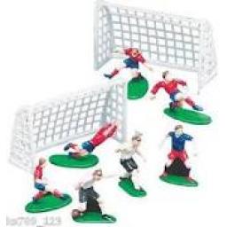 Soccer Cake Decorations 9pcs