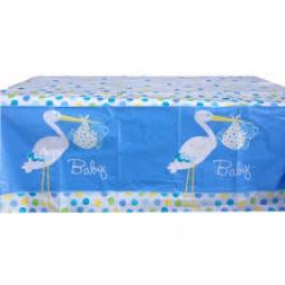 Baby Shower Plastic Tablecover 54x84 inch