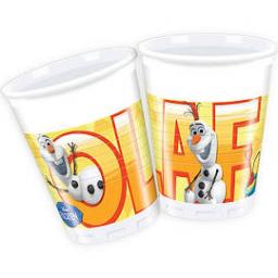 8 Olaf Summer Plastic Cup 200ml