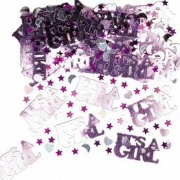 Its a Girl Metallic Mix Confetti - 14g