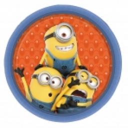 Minions Paper Party Plates 8- 9inch