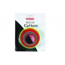 Apollo Biscuit Cutterss 6 sizes 2 shapes