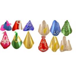 Novelty Foil Paper Hats Assorted Colours & Design