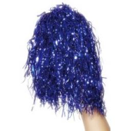 Metallic Blue Pom Pom