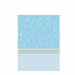 Blessing Blue Plastic Tablecover - 137cm x 260cm