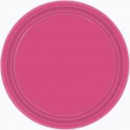 Party Paper Plates 22.9cm 8pcs Magenta