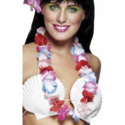 Multi Coloured Hawaiian Lei