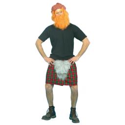GINGER JOCK HAT+HAIR BEARD SPORRAN EYEBR