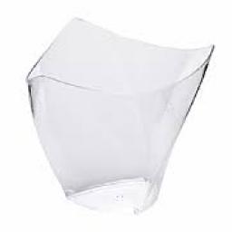 Mini Ware Clear Triangular Cup 12ct