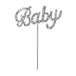 Diamante Baby On Silver Stem