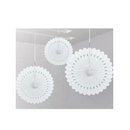 Decorative Fan 16 inch White 1pc