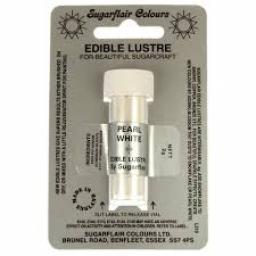 Sugarflair Edible Lustre Pearl White 2g