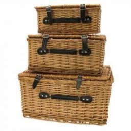 1 Large Hamper Basket 21x15x10 inch