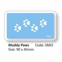 Paw Prints Stencil