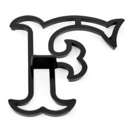 Patchwork Cutterss Extra Large F Letter