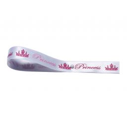 Satin Printed Ribbon Princess 16mm x 1m