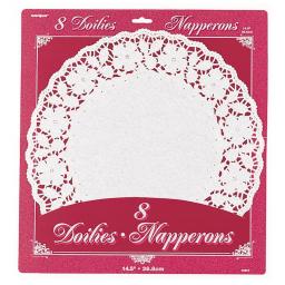 Doilies White Round 14.5inch 8pcs