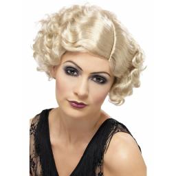 Flirty Flapper Wig Blonde Short and Wavy