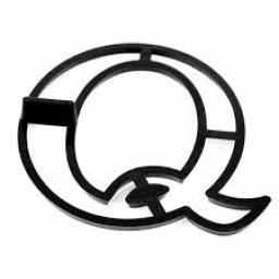 Patchwork Cutterss Extra Large Letters Q