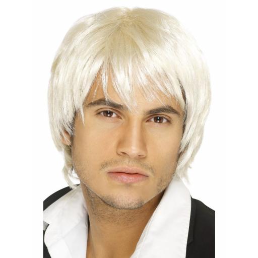 Boy Band Wig, Blonde, Short Style