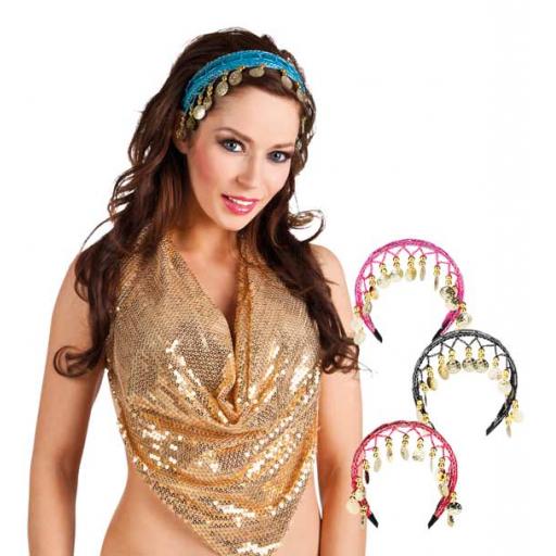 Headband Belly Dance 4 colours ass