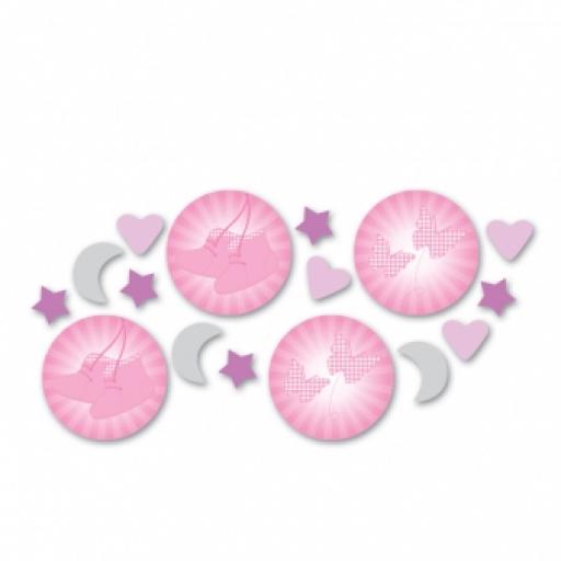 Christening Pink Booties Confetti 14g