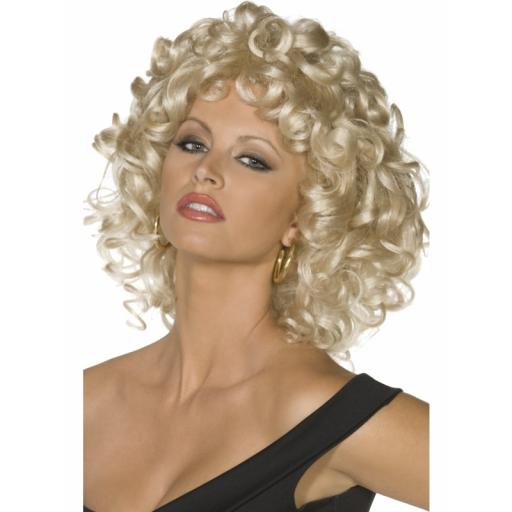 Grease Sandy Last Scene Wig, Blonde, Curly