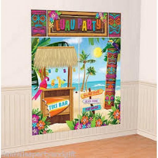 Luau Party Scene Setter Giant 5 Piece Set