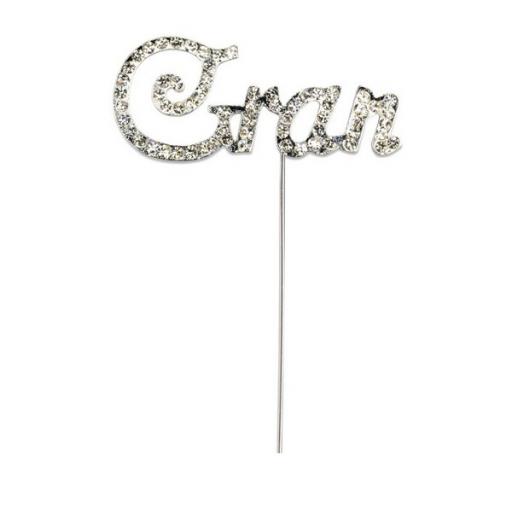 DiamantÈ Gran on Silver Stem 55 x 22mm