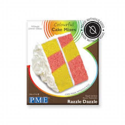 PME Colourful Cake Mixe Razzle Dazzle 500g