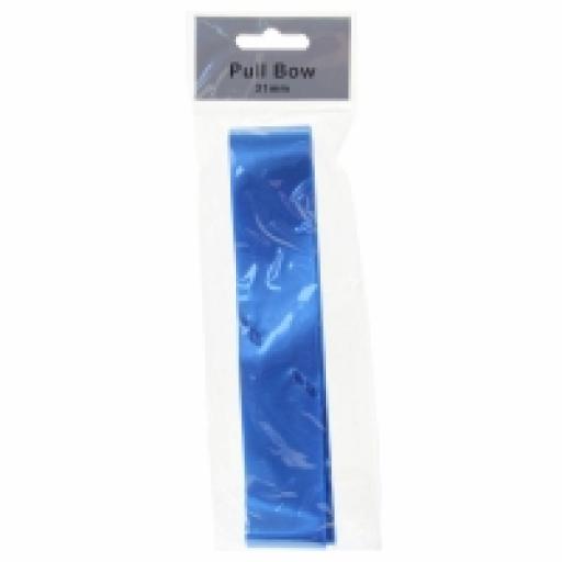Blue 31mm Single Pull Bow on Header