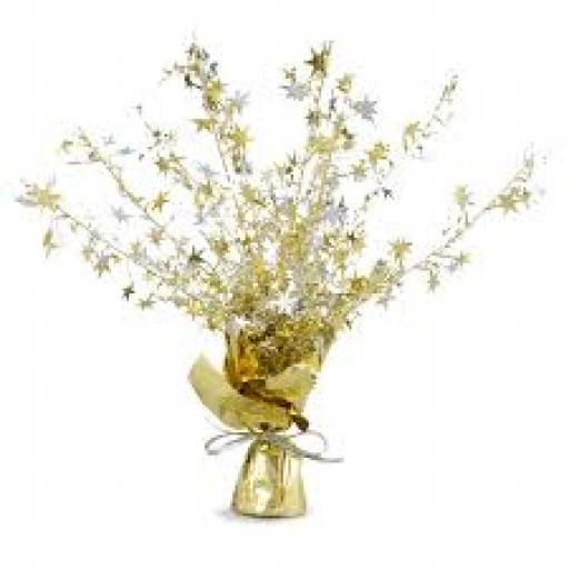 Foil Spray Centerpiece Stars 15 in