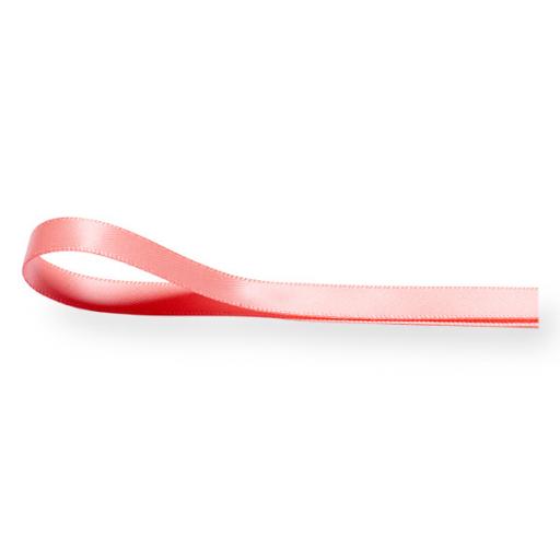 Polyester Satin Ribbon 3mm Wide Salmon