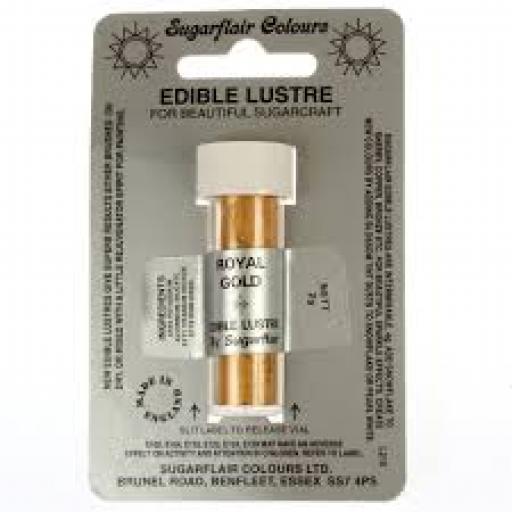 Sugarflair Edible Lustre Royal Gold 2g