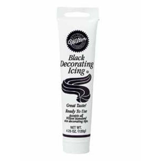 Wilton Black Decorating Icing Tube 120g