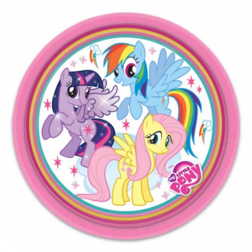 My Little Pony Paper Party Plates 23cm 8ct