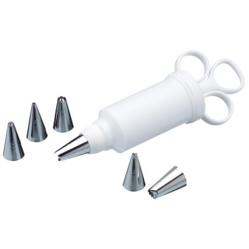 Cake Decoration Icing Syringe Set
