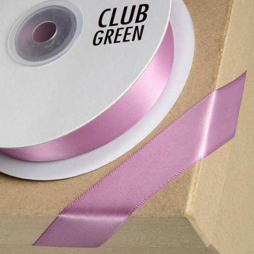 Double Sided Satin Ribbon 23mm x 1M LIL/PK